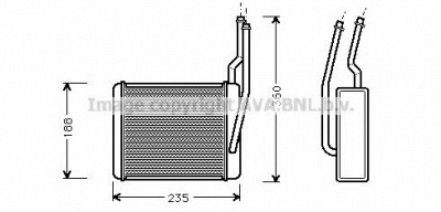 AVA QUALITY COOLING fd6356 -  Теплообменник, отопление салона